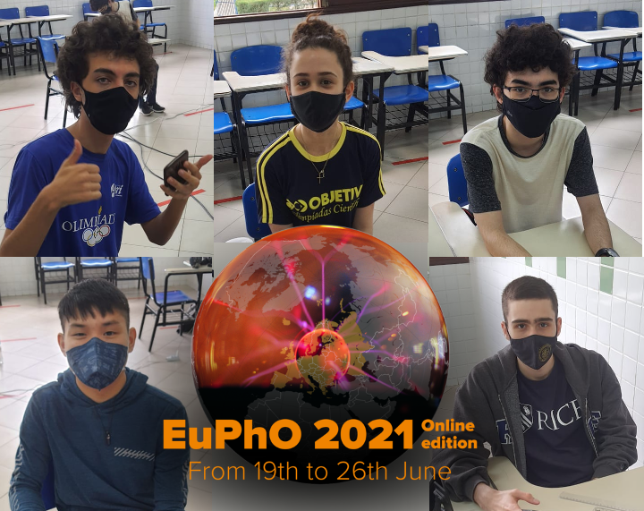 Equipe brasileira na Eupho 2021
