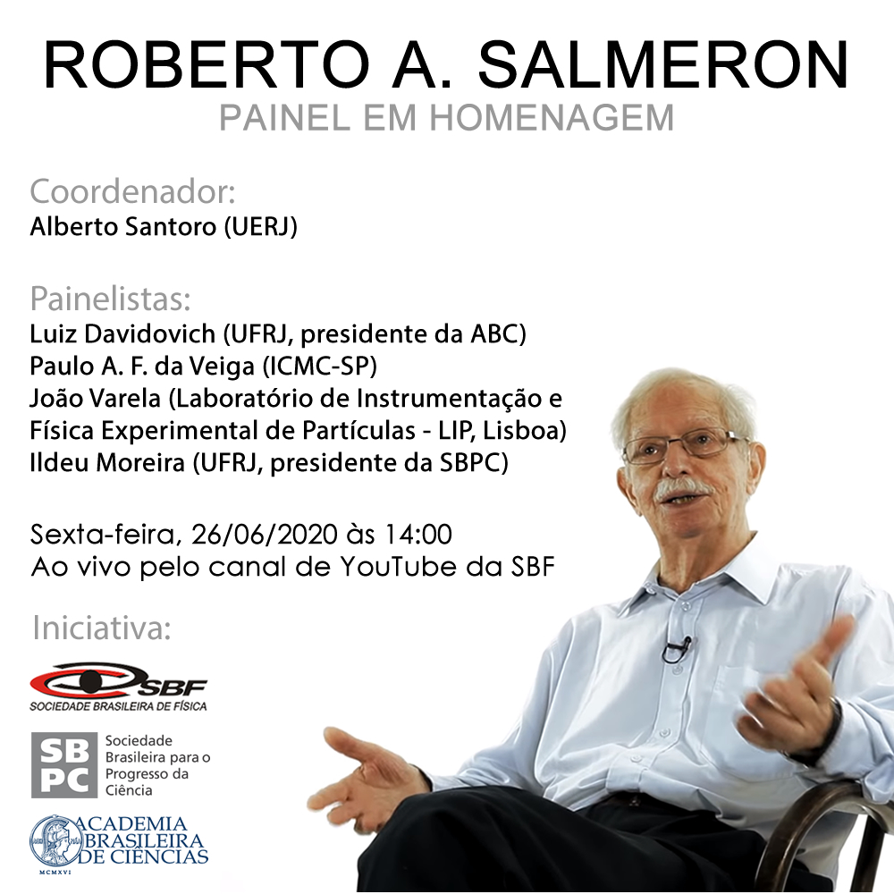 SBF organiza painel em homenagem a Roberto Salmeron