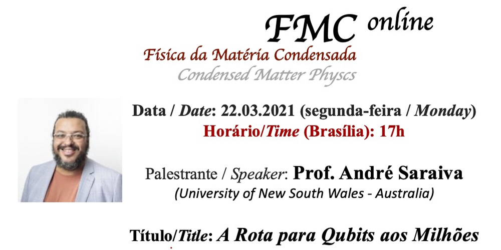 FMC Online – André Saraiva (University of New South Wales)