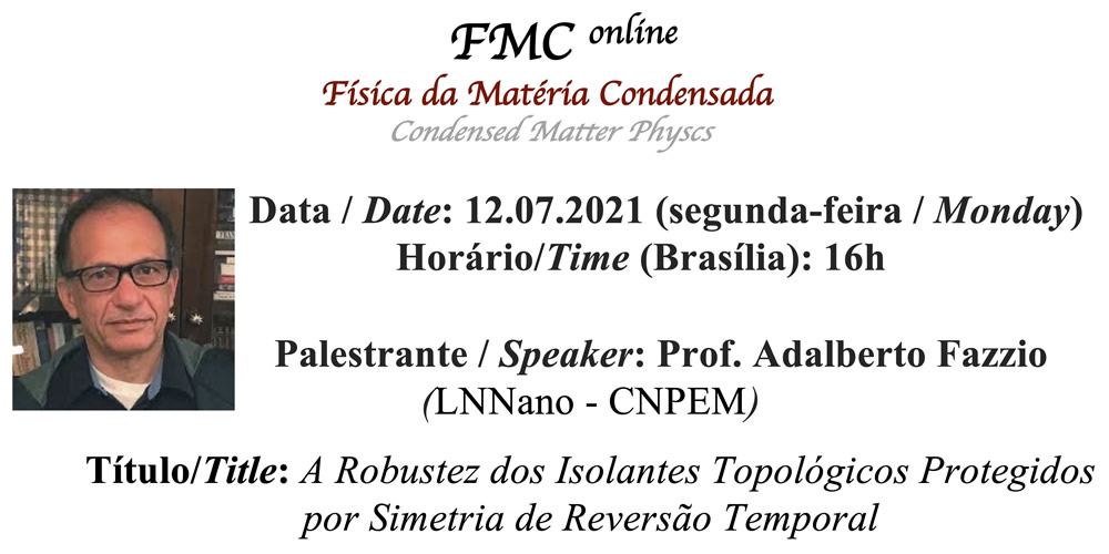 FMC Online – Adalberto Fazzio (LNNano-CNPEM)