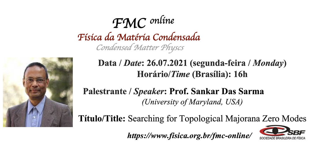 FMC Online – Sankar Das Sarma (University of Maryland)