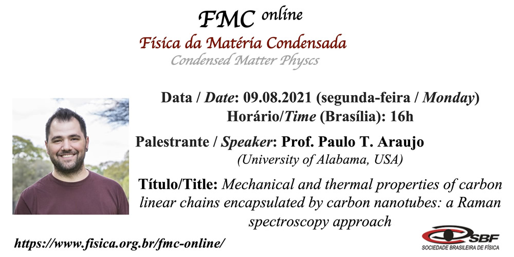 FMC Online – Paulo T. Araújo (University of Alabama, USA)