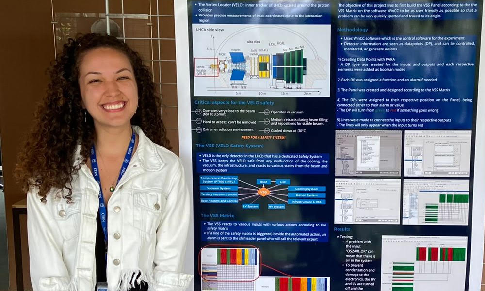 Aluna de graduação brasileira premiada no CERN