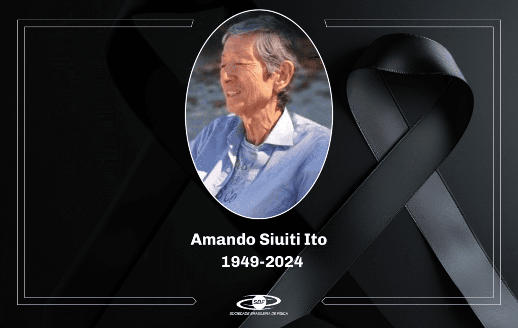 Imagem de obituário do professor Amando Ito.