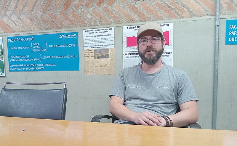 Pedro Almeida, Supervisor Educativo do Museu Catavento.